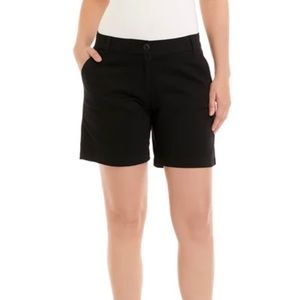 Crown & Ivy Black Caroline Shorts 18w